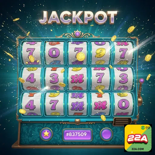 Imagem de jogadores desfrutando slots na 22a, diversão contínua