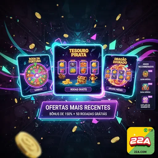 Imagem de uma página inicial moderna do site 22a, destacando design elegante e navegação fácil.